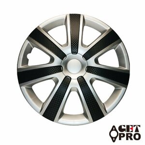  wheel cover 15 -inch 4 pieces set all-purpose goods ( silver & black ) spoke type wheel cap set immediate payment GET-PRO