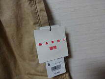 未使用タグ付！ユニクロ×マルニ ワイドフィットボクシーショーツ UNIQLO×MARNI ベージュ S ハーフパンツ ショートパンツ_画像3