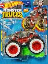 ★HW MonsterTrucks '56 Hi-Tail Hauler モンスタートラック フォード Ford F100 MonsterJam Custom 4×4 ホットウィール★_画像2