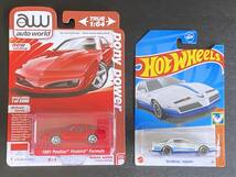 Autoworld 1991 Pontiac Firebird Formula オートワールド ポンティアック ファイヤーバード ホットウィール 84 2台セット アメ車 ミニカー_画像1