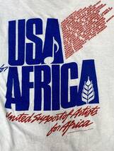 ウィ・アー・ザ・ワールド ノースリーブ Tシャツ / WE ARE THE WORLD USA FOR AFRICA sleeveless マイケルジャクソン ライオネルリッチー_画像5