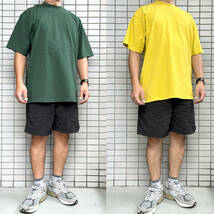 LOS ANGELES APPAREL　6.5oz ロサンゼルスアパレル 半袖 Tシャツ　IVY 2XL　ガーメントダイ MADE IN USA _画像3