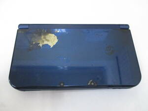 *#34125 [ Junk ]new Nintendo 3DS LL metallic blue body body only nintendo nintendo RED-001