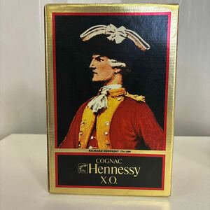 Hennessy ヘネシーXO コニャック 金キャップ 箱付 