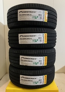 新入荷☆＜送料別＞2024年新品夏タイヤ４本セット 225/45R18 95W XL (SPI030-1)　PIRELLI POWERGY 225/45/18　パワジー　サマータイヤ