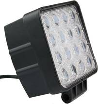 【新品・２個セット】☆LEDワークライト 16灯 48W LED16灯 白色 48W 3360lm 6000K ノイズ対策 IP67 DC12/24V _画像6