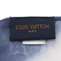 ★E2036 新同!! ルイヴィトン エトール モノグラム デイライト ストール M70938 ネイビー×ホワイト LOUIS VUITTON メンズ レディース★_画像8