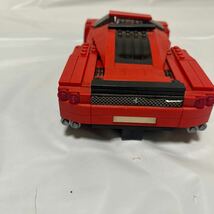 レゴ LEGO 純正品 中古 乗り物 フェラーリ Ferrari 置物オブジェ おもちゃ 箱無し 説明書なし_画像5