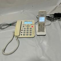 Panasonic パナソニック 電話機 コードレス電話機 親機 子機 固定電話 VE-GZ230-W ホワイト 中古品_画像1
