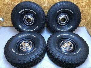 トヨタ FJ40 ランドクルーザー 輸出 純正 スチール ホイール 139.7 Goodrich 33×10.50R15 ランクル YN100 LN100 YN60 ハイラックス RN36