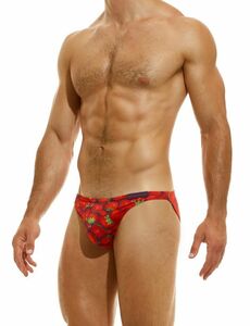 即決新品 MODUS VIVENDI モーダスビベンディ-M- EXCLUSIVE LOW CUT Brief ビキニブリーフ イチゴ柄 現品表記サイズ M