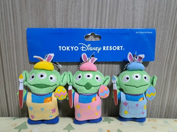 リトルグリーンメン　ぬいぐるみバッジ　東京ディズニーリゾート