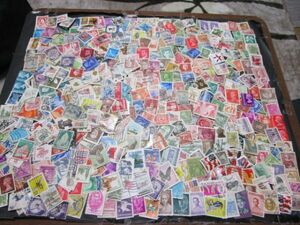 * used foreign small size stamp various approximately 450 sheets 