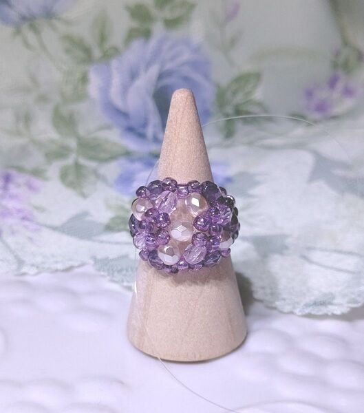 ビーズ 指輪 リング ハンドメイド
