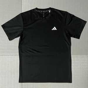 adidas アディダス 半袖 Tシャツ トレイン エッセンシャルズ トレーニング IC7428 NQE20 メンズ Mサイズ ブラック