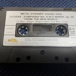 K30W-4009 ドヴォルザーク 新世界交響曲 メタル・ダイナミック・サウンド コンドラシン ウィーン・フィルハーモニー メタルテープ の画像7