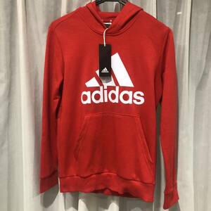 新品タグ付き　アディダス　adidas 　パーカー　フーディ 160cm 大人の方も