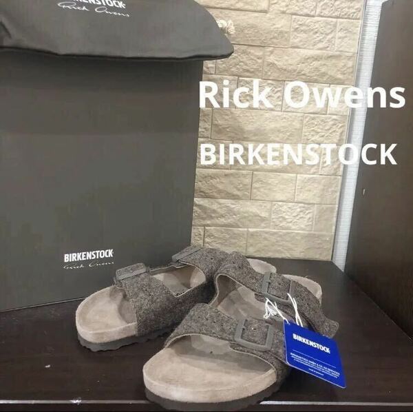 値下げ 新品未使用タグ付き　ビルケンシュトック　リックオウエンス　サンダル　保管袋付き　Rick Owens BIRKENSTOCK 