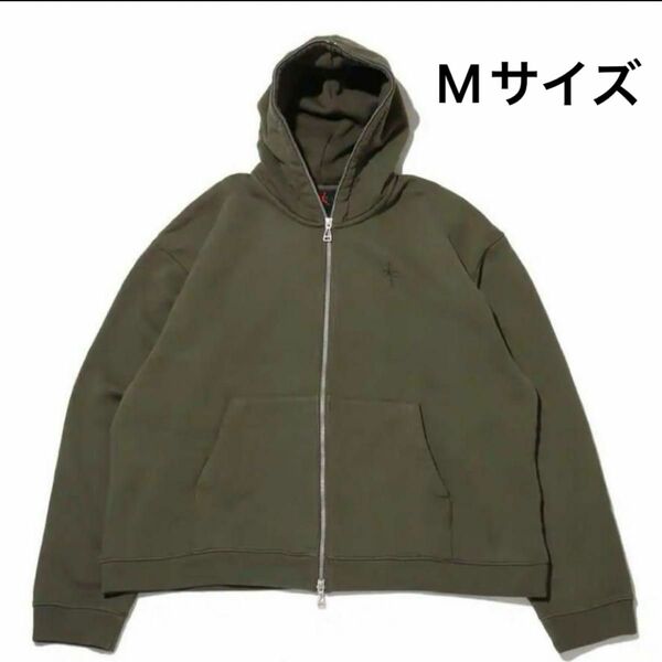 Travis Scott Men's Full-Zip Hoodie "Khaki" Mサイズ