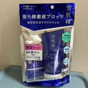 雪肌精 スキンケア UVエッセンスジェル90g ＊エッセンスソープ（お試し品）のオマケ付きです！！