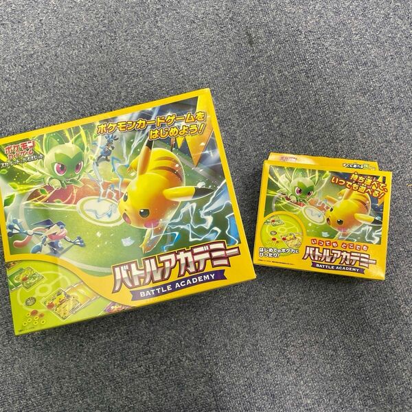 新品未使用2個セット☆ポケモンカードゲーム バトルアカデミーいつでもどこでもバトルアカデミー☆オマケ付き☆