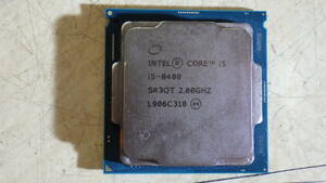 INTEL Core i5-8400 SR3QT 2.80GHz control 3
