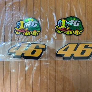  Rossi 46 turtle turtle 46 yellow color sticker..