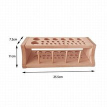 ［sunstore］★木製ツールラック　工具立て　レザークラフト工具　ハンドメイド工具 27穴_画像2