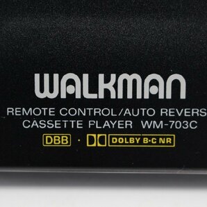 動作未確認 SONY ウォークマン WM-703C カセットプレイヤー ソニー WALKMAN 現状品 5-G007/1/60Pの画像8