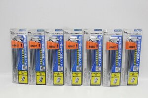 未使用保管品 ASAHI DX2000TOOLS ロングボールポイント棒レンチ AQS0910 9本組 7セット ① 5-G072/1/100