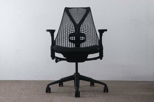 HermanMiller ハーマンミラー Sayl Chairs セイルチェア ポスチャーフィット アジャスタブルアーム 黒 5-C007Z/1/C1