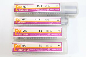 【未使用保管品】 S&K エスアンドケー ENDMILL エンドミル HS-Co VS2T 15.1 11.1 CRC R4 5-F071/1/60P