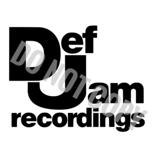 74 送料無料!! 白 Def Jam recordings カッティングシール　ステッカー