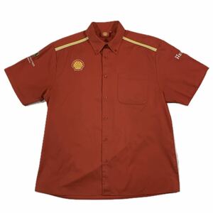 8960 Shell フェラーリ 半袖シャツ 輸入古着 非売品 レア 3XL