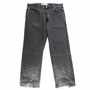 8879 Levi's 505 black Denim . color processing color .. excellent W38