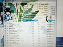 SD0252【中古動作品】SanDisk 256GB 内蔵 SSD /SATA 2.5インチ動作確認済み 使用時間22837H_画像3