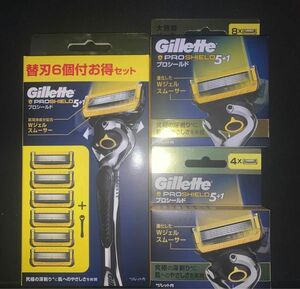 Gillette プロシールド 本体＋替刃セット