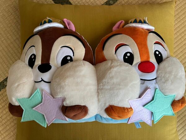 ディズニーシー20周年　チップとデール　クッション