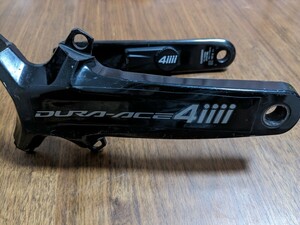 ★1円スタート★4iiiパワーメーター SHIMANO シマノ FC-R9200 DURA-ACE 2x12s 167.5mm クランクセット 