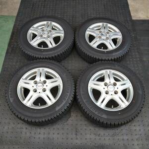 ★社外 13インチアルミホイール4J +43 100-4H 145/80R13 75Q ヨコハマタイヤ プラクティバアイス PRACTIVA ICE BP02 2023年製 4本セット