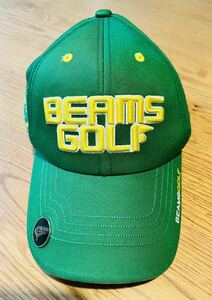 BEAMS GOLF ツアー タフタ キャップ（BEAMS GOLFオリジナルマーカー付き）