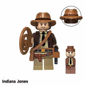 即納　1体　インディアナ・ジョーンズ ミニフィグ ブロック LEGO レゴ　互換 ミニフィギュア en 1