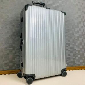 【美品】RIMOWA リモワ SAMBA サンバ 最大容量 104L 4輪 マルチホイール シルバー ブラック 銀色 黒色 キャリーバッグ スーツケース