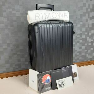 [ records out of production ]RIMOWA Rimowa SALSA salsa 33L 4 wheel machine inside bringing in TSA lock mat black matted black color cabin carry bag suitcase 