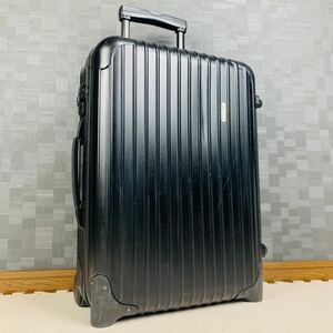 [ records out of production ]RIMOWA Rimowa SALSA salsa 35L machine inside bringing in 2 wheel mat black matted black color carry bag cabin to lorry suitcase 