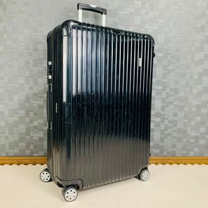 【廃盤】RIMOWA リモワ SALSA DELUXE サルサデラックス 最大容量 104L 4輪 TSAロック トランクキャリー XL スーツケース ブラック 黒色