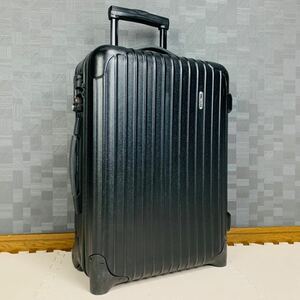 [ records out of production ]RIMOWA Rimowa SALSA salsa 35L machine inside bringing in 2 wheel TSA lock mat black matted black cabin to lorry suitcase Carry 