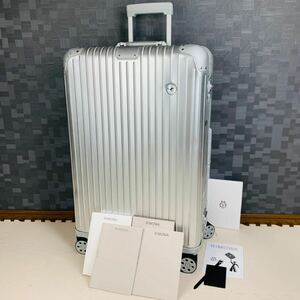 [ beautiful goods ]RIMOWA Rimowa ORIGINAL original Lufthansarufto handle The Check-IN check in L 84L 4 wheel aluminium suitcase Carry 