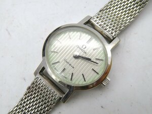 1円◆稼働◆ オメガ ジュネーブ シルバー 手巻き レディース 腕時計 M46302