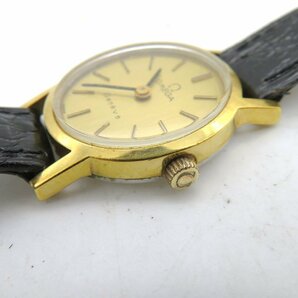 1円◆稼働◆ オメガ ジュネーブ ゴールド 手巻き レディース 腕時計 M46501の画像2